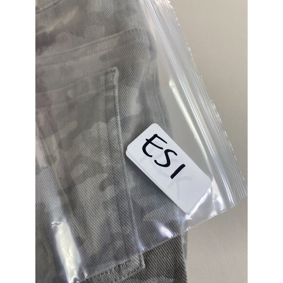 Spanx Womens Gray Camo jeggings size Large Skinny Pull on Stretch Classic - Picture 11 of 16